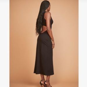 Reformation Belfast Dress, Black